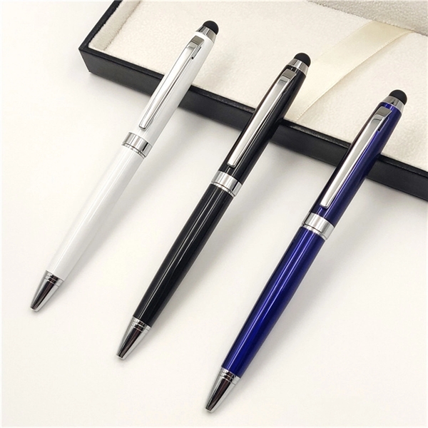 Luxurious Metal Stylus Ballpoint Pen - Luxurious Metal Stylus Ballpoint Pen - Image 3 of 3