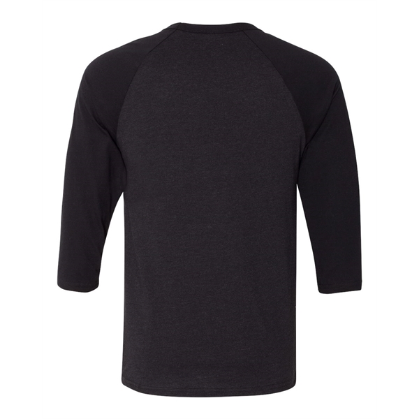 BELLA + CANVAS Three-Quarter Sleeve Baseball Tee - BELLA + CANVAS Three-Quarter Sleeve Baseball Tee - Image 3 of 93