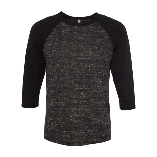 BELLA + CANVAS Three-Quarter Sleeve Baseball Tee - BELLA + CANVAS Three-Quarter Sleeve Baseball Tee - Image 4 of 93