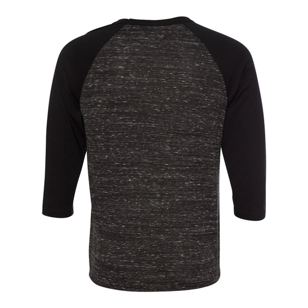 BELLA + CANVAS Three-Quarter Sleeve Baseball Tee - BELLA + CANVAS Three-Quarter Sleeve Baseball Tee - Image 6 of 93