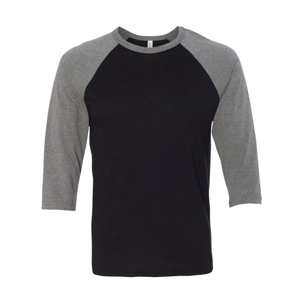 BELLA + CANVAS Three-Quarter Sleeve Baseball Tee - BELLA + CANVAS Three-Quarter Sleeve Baseball Tee - Image 7 of 93