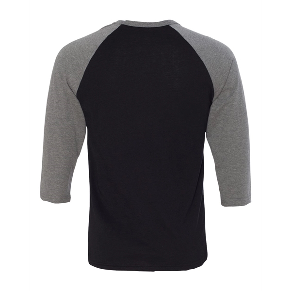 BELLA + CANVAS Three-Quarter Sleeve Baseball Tee - BELLA + CANVAS Three-Quarter Sleeve Baseball Tee - Image 9 of 93