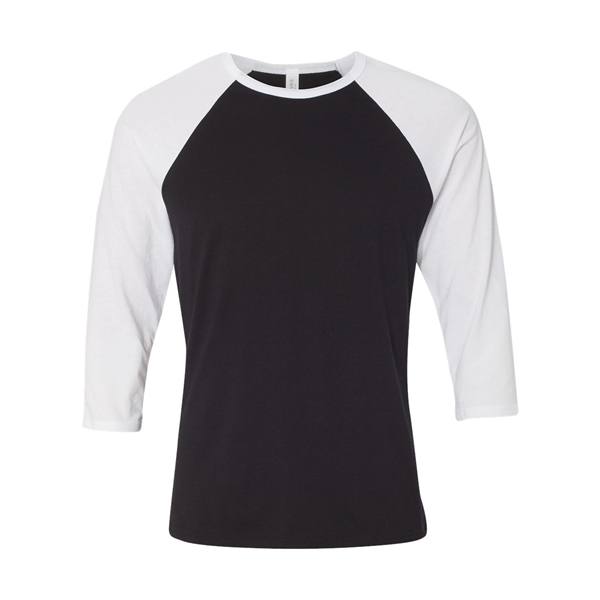 BELLA + CANVAS Three-Quarter Sleeve Baseball Tee - BELLA + CANVAS Three-Quarter Sleeve Baseball Tee - Image 15 of 93