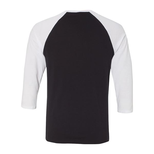 BELLA + CANVAS Three-Quarter Sleeve Baseball Tee - BELLA + CANVAS Three-Quarter Sleeve Baseball Tee - Image 17 of 93