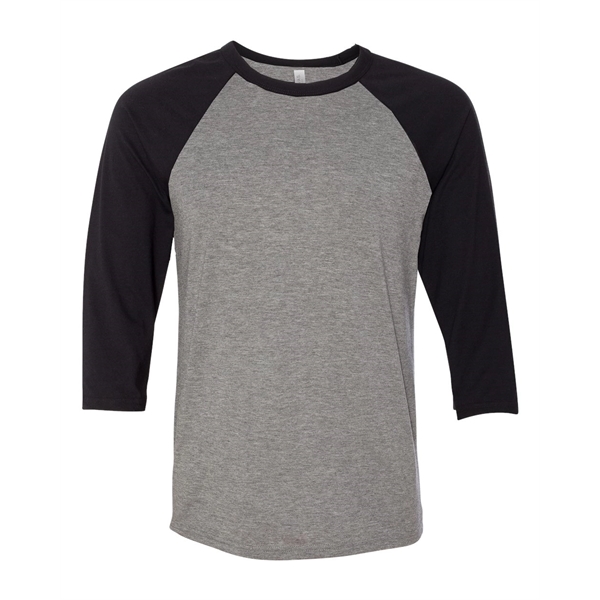 BELLA + CANVAS Three-Quarter Sleeve Baseball Tee - BELLA + CANVAS Three-Quarter Sleeve Baseball Tee - Image 18 of 93