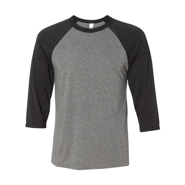 BELLA + CANVAS Three-Quarter Sleeve Baseball Tee - BELLA + CANVAS Three-Quarter Sleeve Baseball Tee - Image 21 of 93