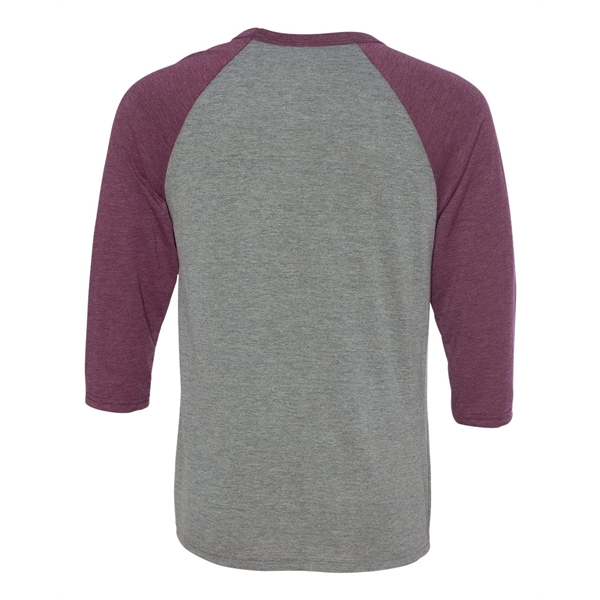 BELLA + CANVAS Three-Quarter Sleeve Baseball Tee - BELLA + CANVAS Three-Quarter Sleeve Baseball Tee - Image 29 of 93