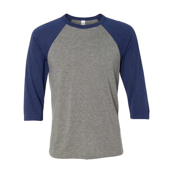 BELLA + CANVAS Three-Quarter Sleeve Baseball Tee - BELLA + CANVAS Three-Quarter Sleeve Baseball Tee - Image 30 of 93