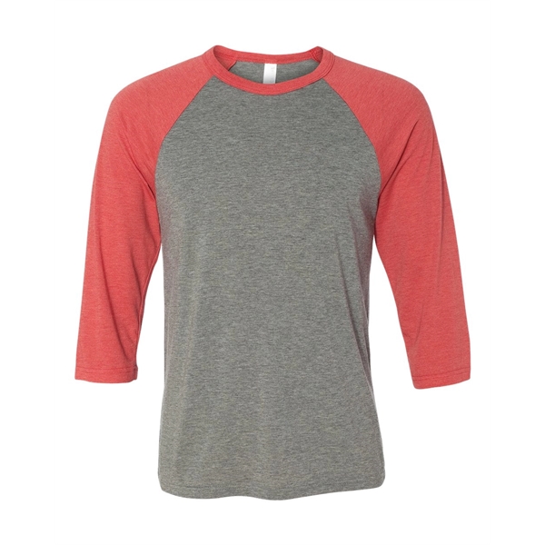 BELLA + CANVAS Three-Quarter Sleeve Baseball Tee - BELLA + CANVAS Three-Quarter Sleeve Baseball Tee - Image 33 of 93