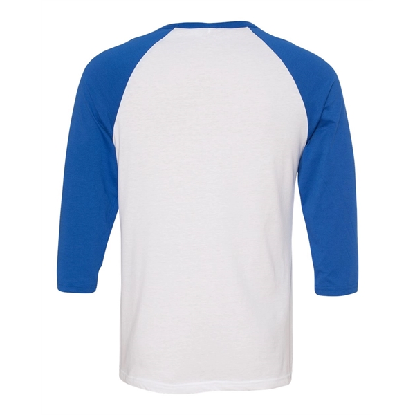 BELLA + CANVAS Three-Quarter Sleeve Baseball Tee - BELLA + CANVAS Three-Quarter Sleeve Baseball Tee - Image 91 of 93