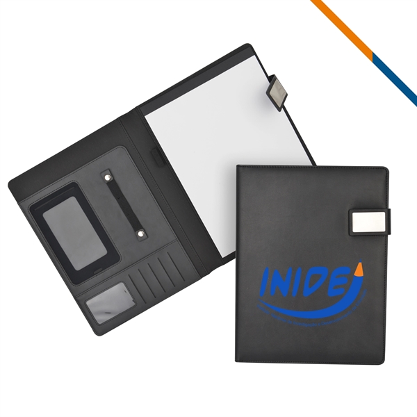 A4 Leatherette Padfolio With Sleeve - A4 Leatherette Padfolio With Sleeve - Image 1 of 3
