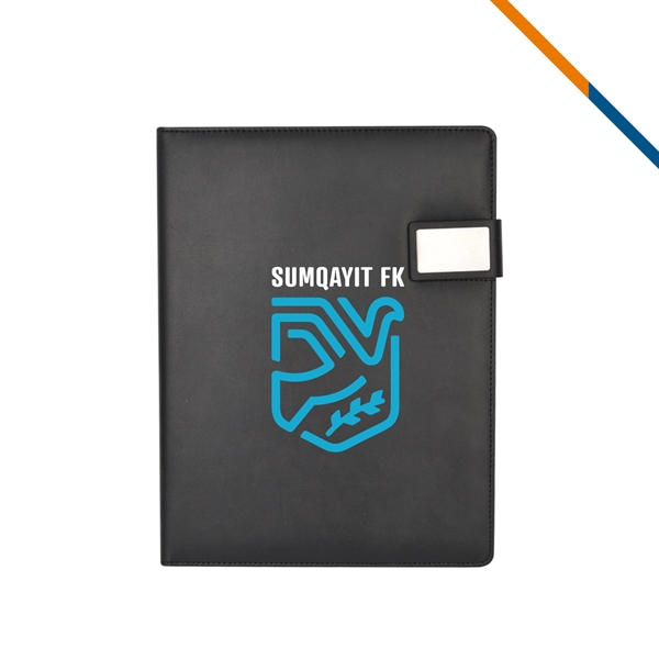 A4 Leatherette Padfolio With Sleeve - A4 Leatherette Padfolio With Sleeve - Image 2 of 3