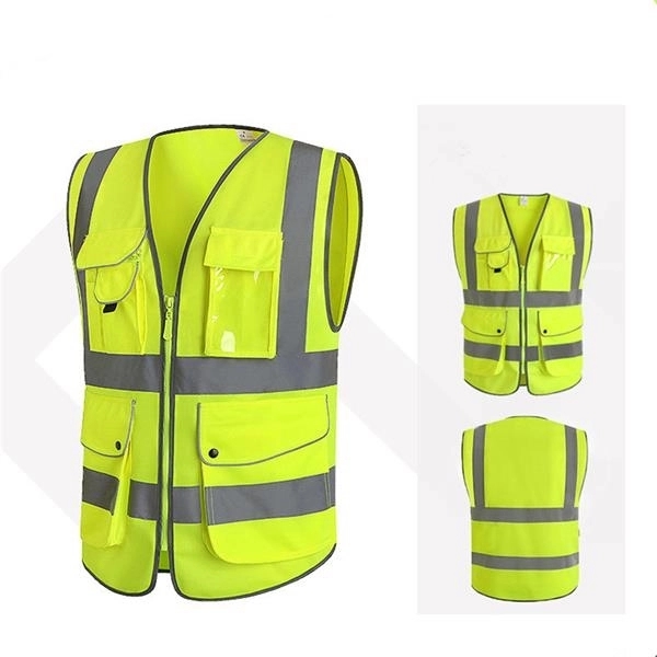 9 Pockets Safety Vest Reflective Strips of  High Visibilit - 9 Pockets Safety Vest Reflective Strips of  High Visibilit - Image 5 of 5