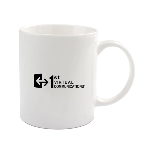 11 Oz White Ceramic Mug - 11 Oz White Ceramic Mug - Image 0 of 1
