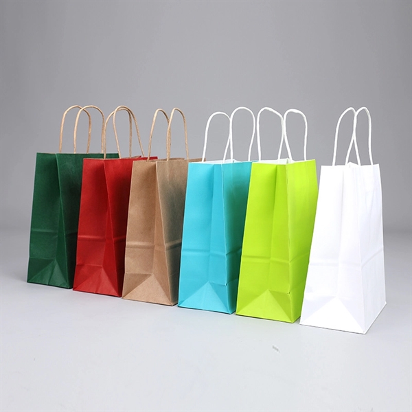 Kraft Paper Gift Bags - Kraft Paper Gift Bags - Image 2 of 3