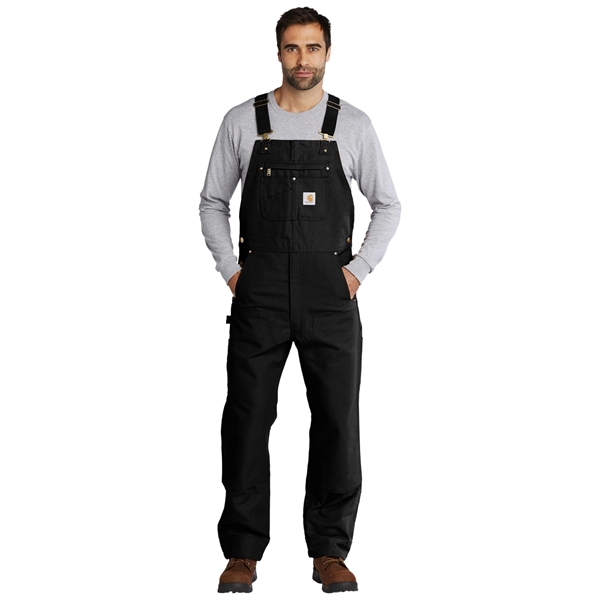 Carhartt Duck Unlined Bib Overalls. - Carhartt Duck Unlined Bib Overalls. - Image 0 of 10
