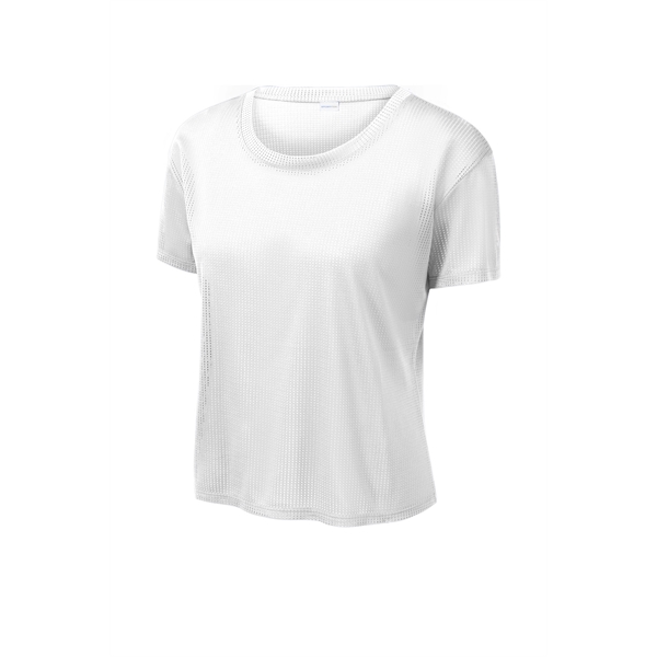 Sport-Tek Women's PosiCharge Draft Crop Tee. - Sport-Tek Women's PosiCharge Draft Crop Tee. - Image 30 of 30