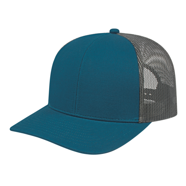 Poly/Cotton Trucker Mesh Back Cap - Poly/Cotton Trucker Mesh Back Cap - Image 29 of 29