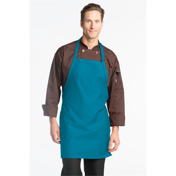 Premium Apron Fashion Colors w/ 2 Patch Pockets - Premium Apron Fashion Colors w/ 2 Patch Pockets - Image 1 of 5