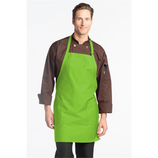 Premium Apron Fashion Colors w/ 2 Patch Pockets - Premium Apron Fashion Colors w/ 2 Patch Pockets - Image 2 of 5