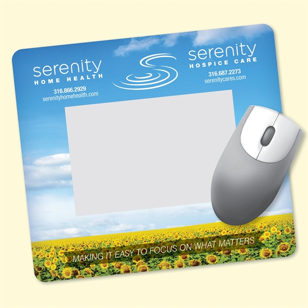 Frame-It Flex® 8" x 9" x 1/16" Window/Photo Mouse Pad - Frame-It Flex® 8" x 9" x 1/16" Window/Photo Mouse Pad - Image 0 of 1
