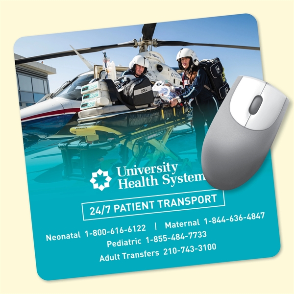 Vynex® Heavy Duty 8" x 8" x 1/16" Hard Surface Mouse Pad - Vynex® Heavy Duty 8" x 8" x 1/16" Hard Surface Mouse Pad - Image 0 of 0