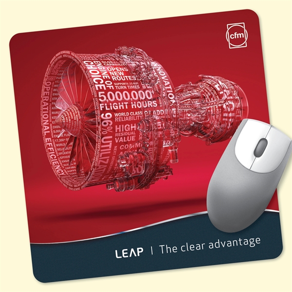 Vynex®DuraTec® 8" x 8" x 1/8" Hard Surface Mouse Pad - Vynex®DuraTec® 8" x 8" x 1/8" Hard Surface Mouse Pad - Image 0 of 0