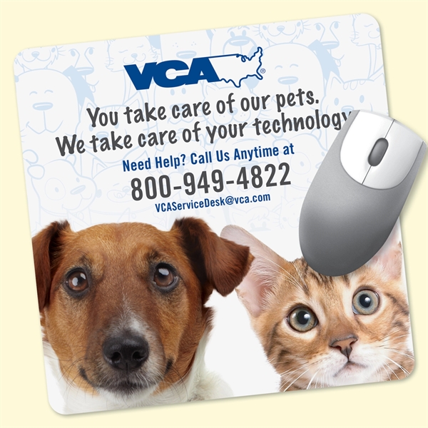 Peel&Place® 8" x 8" x .015" Ultra Thin Mouse Pad - Peel&Place® 8" x 8" x .015" Ultra Thin Mouse Pad - Image 0 of 0