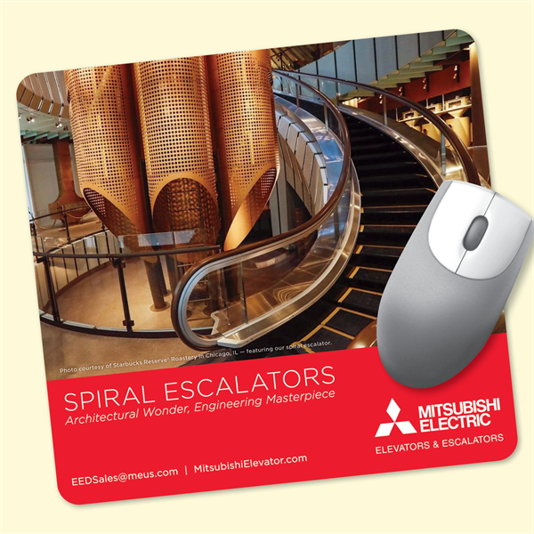 Barely There™ 7.5" x 8" x .020" Ultra Thin Mouse Pad - Barely There™ 7.5" x 8" x .020" Ultra Thin Mouse Pad - Image 0 of 1