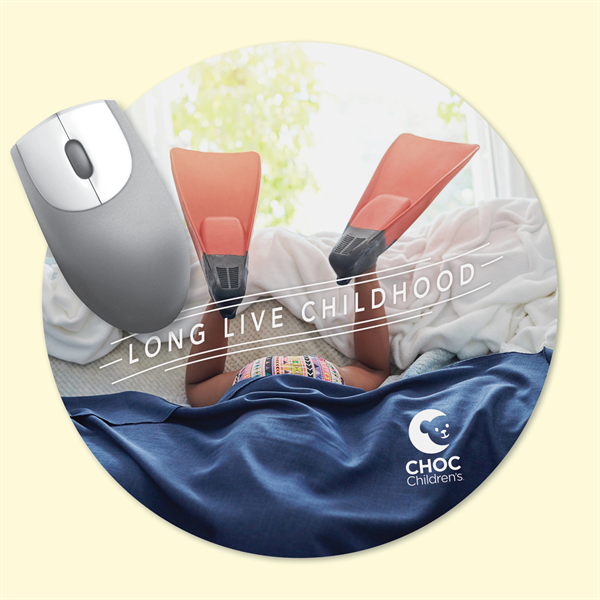 Barely There™ 8" Round x.020" Ultra Thin Mouse Pad - Barely There™ 8" Round x.020" Ultra Thin Mouse Pad - Image 0 of 1