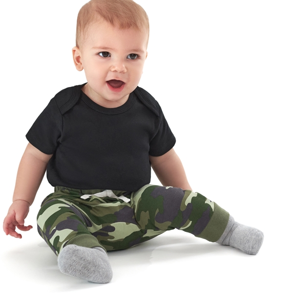 8-Pack Baby & Toddler Black Wiggle-Proof™ Jersey Crew Socks - 8-Pack Baby & Toddler Black Wiggle-Proof™ Jersey Crew Socks - Image 0 of 5