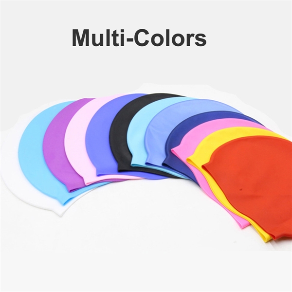 Silicone Swim Cap Women and Men - Silicone Swim Cap Women and Men - Image 2 of 3
