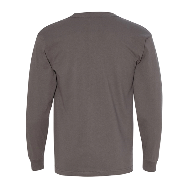 Bayside USA-Made Long Sleeve Pocket T-Shirt - Bayside USA-Made Long Sleeve Pocket T-Shirt - Image 29 of 30