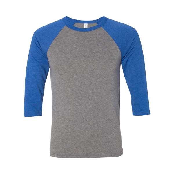 BELLA + CANVAS Three-Quarter Sleeve Baseball Tee - BELLA + CANVAS Three-Quarter Sleeve Baseball Tee - Image 36 of 93