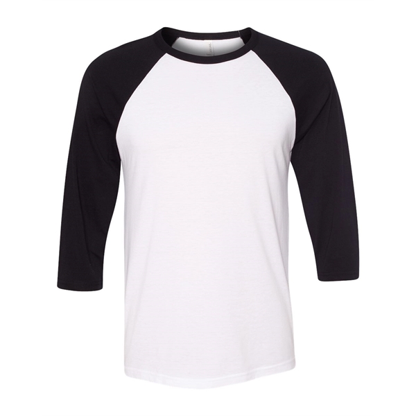 BELLA + CANVAS Three-Quarter Sleeve Baseball Tee - BELLA + CANVAS Three-Quarter Sleeve Baseball Tee - Image 47 of 93