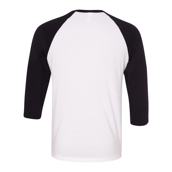 BELLA + CANVAS Three-Quarter Sleeve Baseball Tee - BELLA + CANVAS Three-Quarter Sleeve Baseball Tee - Image 49 of 93