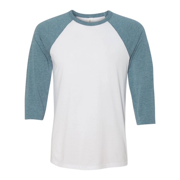 BELLA + CANVAS Three-Quarter Sleeve Baseball Tee - BELLA + CANVAS Three-Quarter Sleeve Baseball Tee - Image 56 of 93