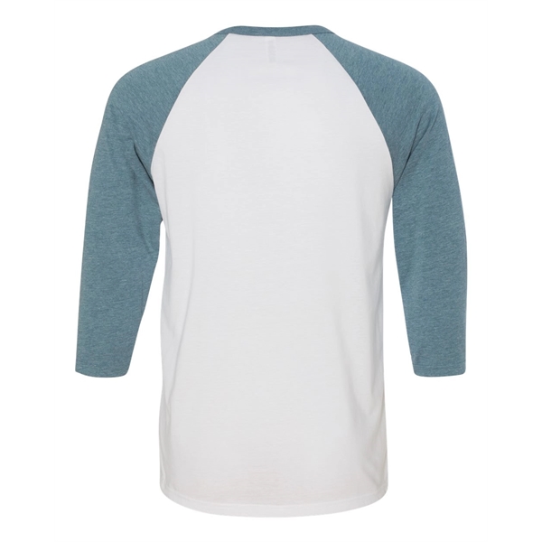 BELLA + CANVAS Three-Quarter Sleeve Baseball Tee - BELLA + CANVAS Three-Quarter Sleeve Baseball Tee - Image 58 of 93