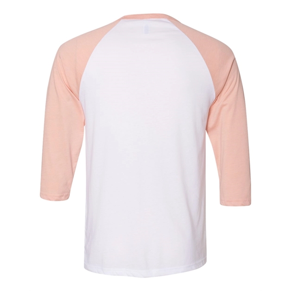 BELLA + CANVAS Three-Quarter Sleeve Baseball Tee - BELLA + CANVAS Three-Quarter Sleeve Baseball Tee - Image 64 of 93