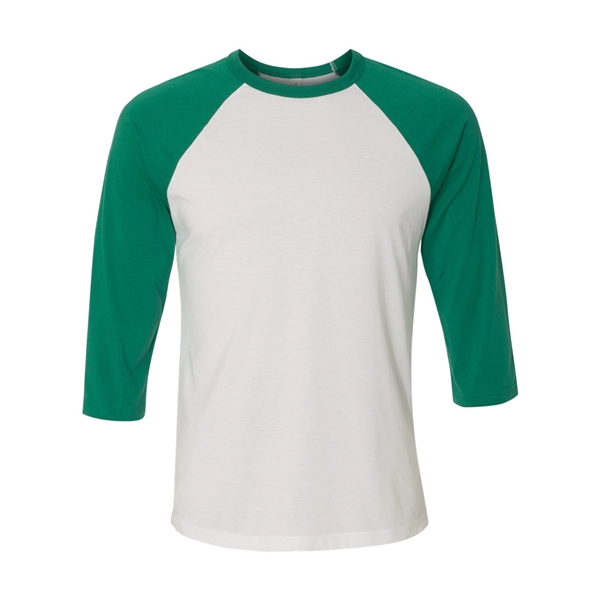 BELLA + CANVAS Three-Quarter Sleeve Baseball Tee - BELLA + CANVAS Three-Quarter Sleeve Baseball Tee - Image 65 of 93