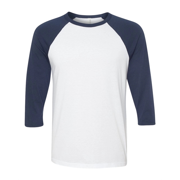 BELLA + CANVAS Three-Quarter Sleeve Baseball Tee - BELLA + CANVAS Three-Quarter Sleeve Baseball Tee - Image 71 of 93