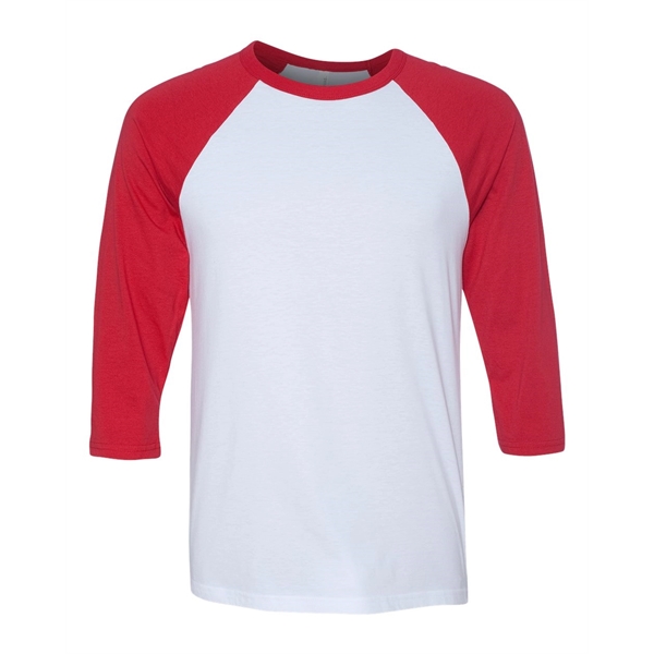 BELLA + CANVAS Three-Quarter Sleeve Baseball Tee - BELLA + CANVAS Three-Quarter Sleeve Baseball Tee - Image 86 of 93