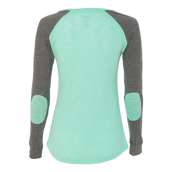 Boxercraft Women's Preppy Patch Slub Long Sleeve T-Shirt - Boxercraft Women's Preppy Patch Slub Long Sleeve T-Shirt - Image 15 of 31