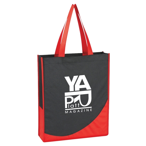 Non-Woven Tote Bag With Accent Trim - Non-Woven Tote Bag With Accent Trim - Image 4 of 16