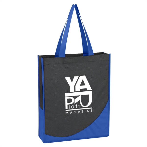 Non-Woven Tote Bag With Accent Trim - Non-Woven Tote Bag With Accent Trim - Image 5 of 16