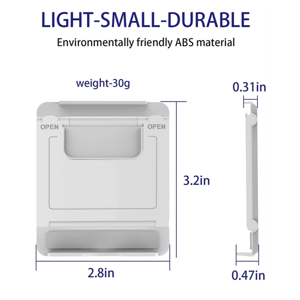 Foldable Plastic  Cell Phone Holder - Foldable Plastic  Cell Phone Holder - Image 1 of 4