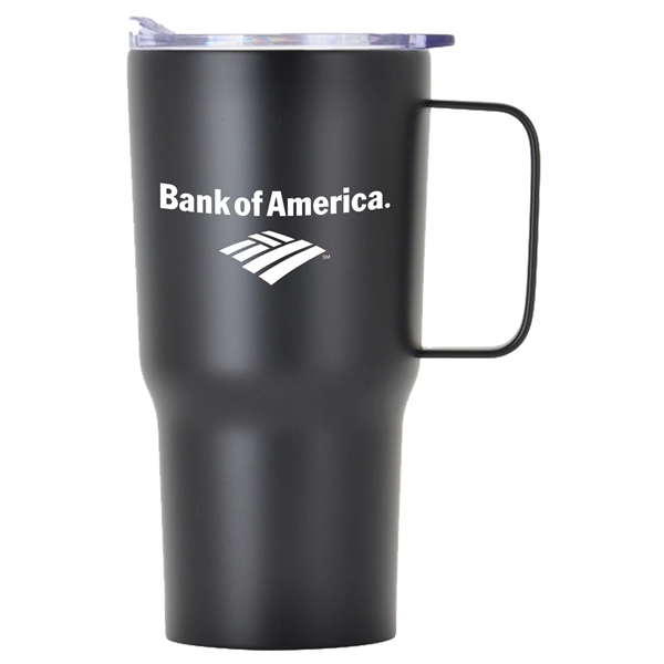 20 oz Contoured Stainless Steel Travel Mug - 20 oz Contoured Stainless Steel Travel Mug - Image 5 of 5