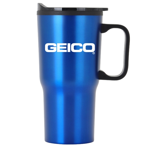 20 oz Economy Contoured Stainless Steel Mug - 20 oz Economy Contoured Stainless Steel Mug - Image 7 of 7