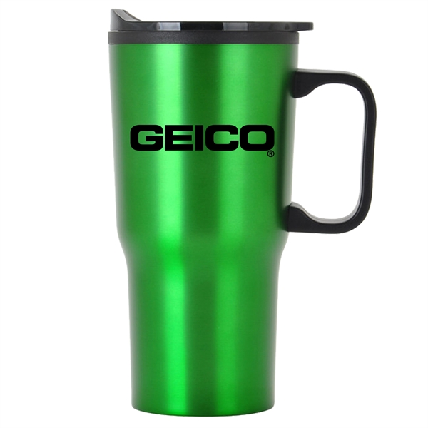 20 oz Economy Contoured Stainless Steel Mug - 20 oz Economy Contoured Stainless Steel Mug - Image 2 of 7