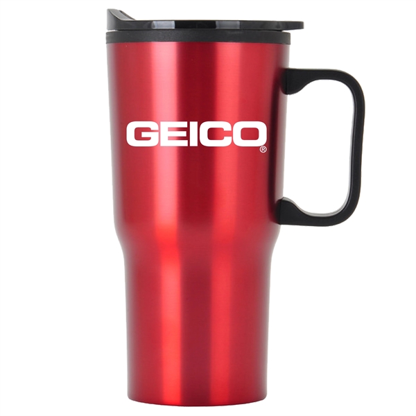20 oz Economy Contoured Stainless Steel Mug - 20 oz Economy Contoured Stainless Steel Mug - Image 3 of 7